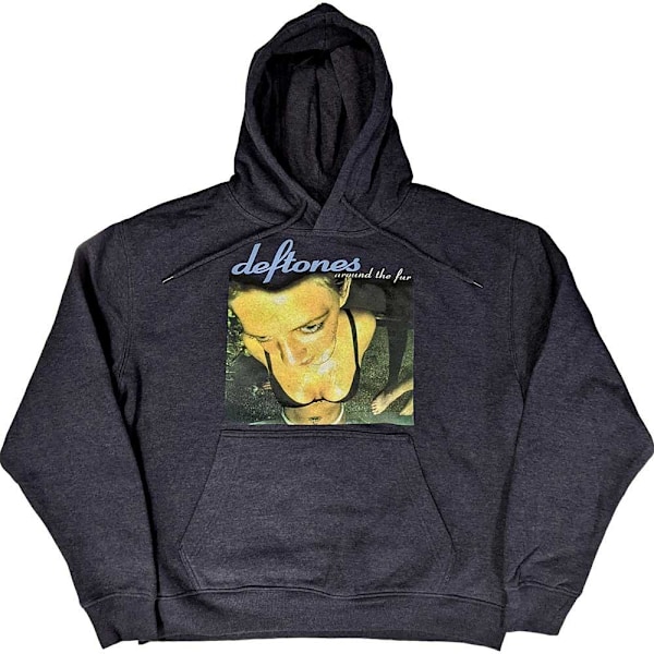 Deftones Unisex Adult Around The Fur Pullover Hoodie M Navy Blu Navy Blue M