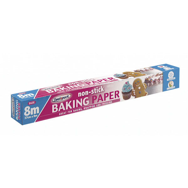 Sealapack Bakplåtspapper Rulle 37cm x 8m Brun Brown 37cm x 8m