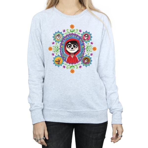 Disney Dam Coco Remember Me Sweatshirt L Heather Grey Heather Grey L
