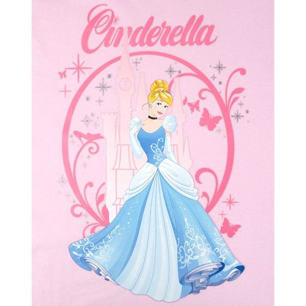 Cinderella Girls T-shirt 1-2 år Rosa Pink 1-2 Years