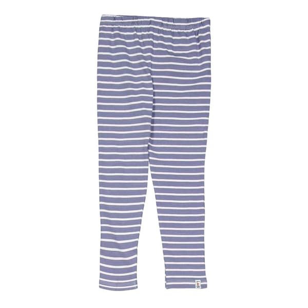 Lilly & Sid Barn/Barn Djur Ränder Leggings (2-pack) Blue/Multicoloured 3-6 Months