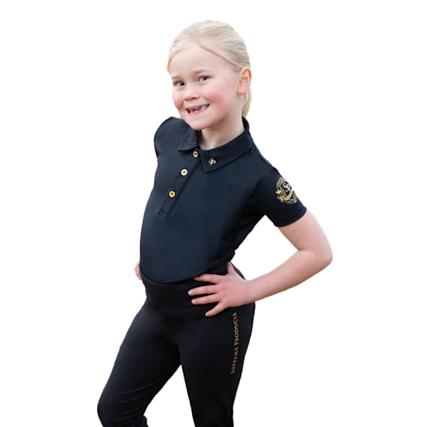 Supreme Products Barn/Barnkläder Active Show Rider Polotröja 13 Black/Gold 13-14 Years