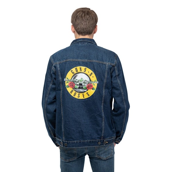 Guns N Roses Unisex Vuxen Klassisk Logotyp Denimjacka XXL Denim B Denim Blue XXL