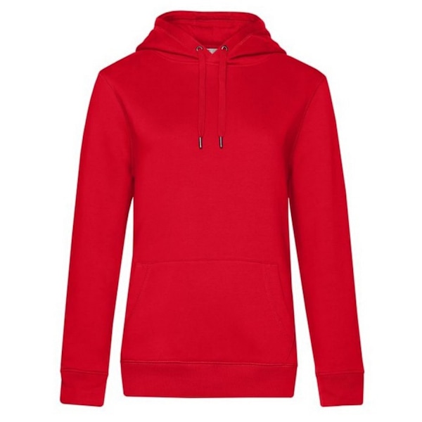 B&C Dam Hoodie Queen M Röd Red M