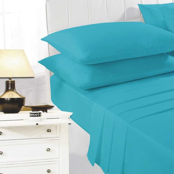 K Collection percale Dra-på-lakan Enkel Teal Teal Single