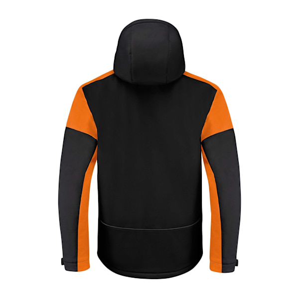 Printer Herr Vadderad Soft Shell Jacka L Svart/Orange Black/Orange L
