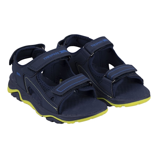 Trespass Jett Sandaler med Dubbla Remmar för Barn/Ungdomar 4 UK Navy Navy 4 UK