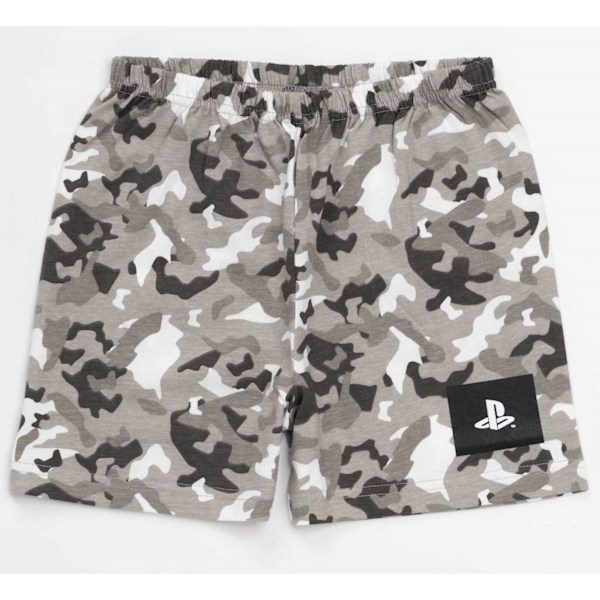 Playstation Pojkar Gaming Camo Kort Pyjamas Set 7-8 År Svart/G Black/Grey/White 7-8 Years
