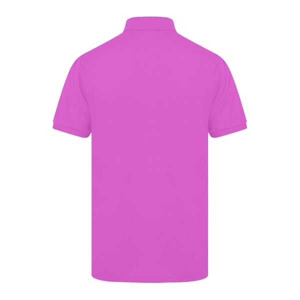 Henbury Herr Kortärmad 65/35 Pique Poloskjorta XL Magenta Magenta XL