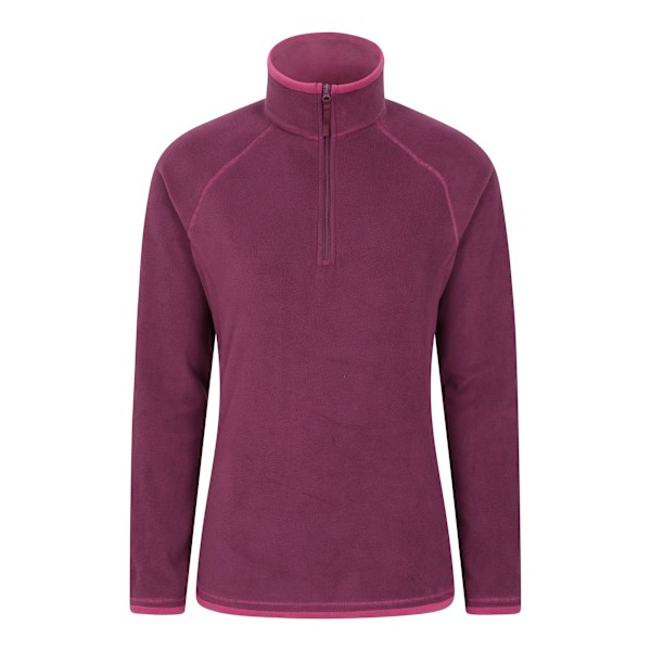 Mountain Warehouse Dam/Dam Montana Fleece Tröja med Halv Dragkedja Storlek 14 Berry 14 UK