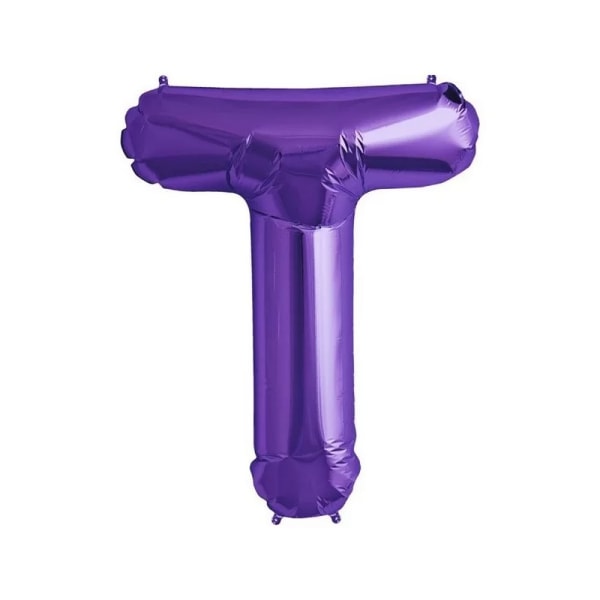 NorthStar T Bokstavsballong En Storlek Lila Purple One Size