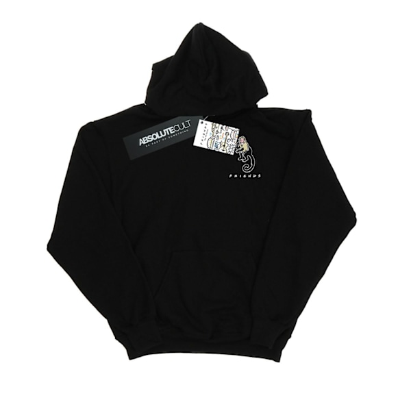 Friends Herr Marcel Brösttryck Hoodie L Svart Black L