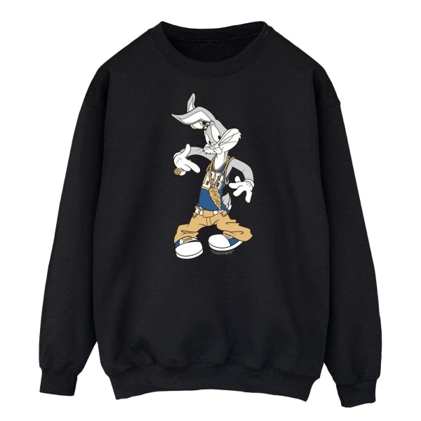 Looney Tunes Herr Rapper Bugs Bunny Sweatshirt XL Svart Black XL