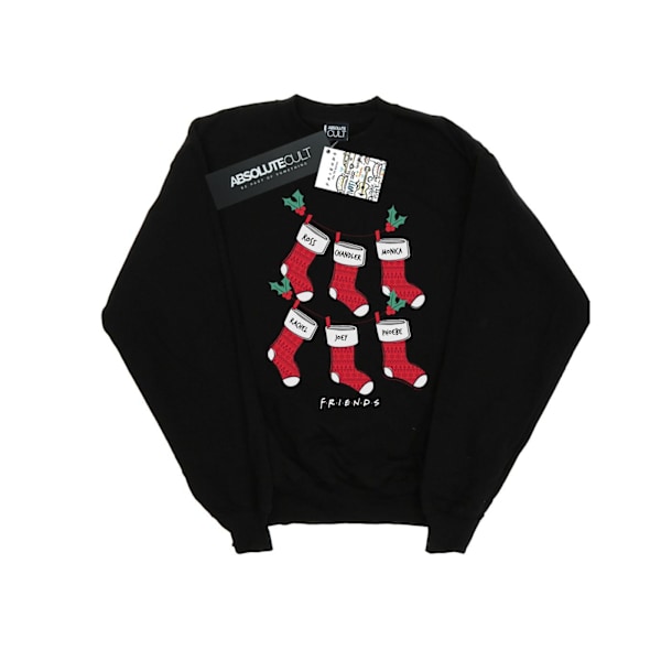 Friends Julstrumpor Sweatshirt för Män 4XL Svart Black 4XL