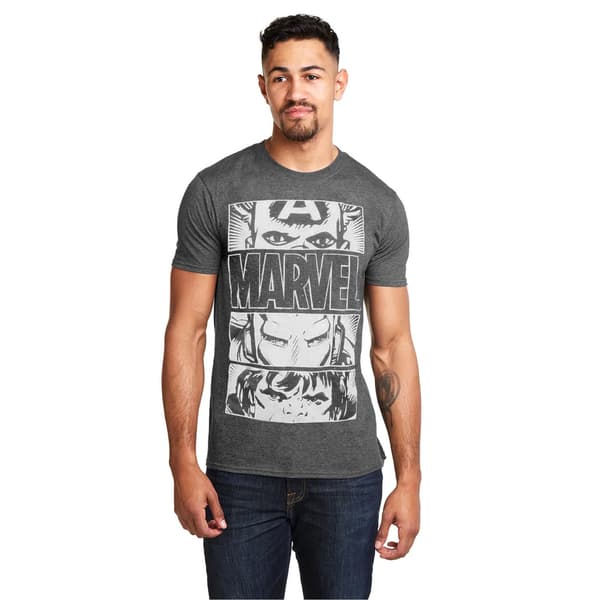 Marvel Heroes Eyes Light T-shirt M Mörkgrå Dark Heather M