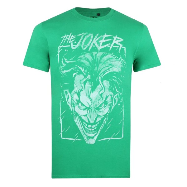 Batman Mens The Joker Storm T-Shirt M Irish Green Irish Green M