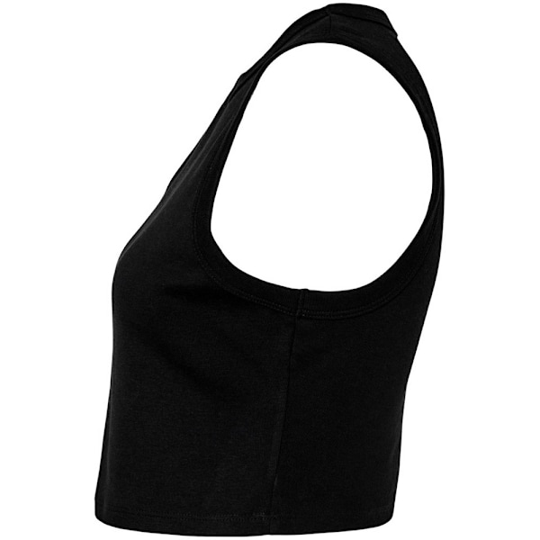 Bella + Canvas Dam/Kvinnor Muscles Micro-Rib Tank Top XS Soli Solid Black XS