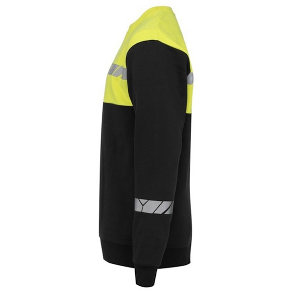 Projob Herr Progression Varsel Sweatshirt L Svart/Gul Black/Yellow L