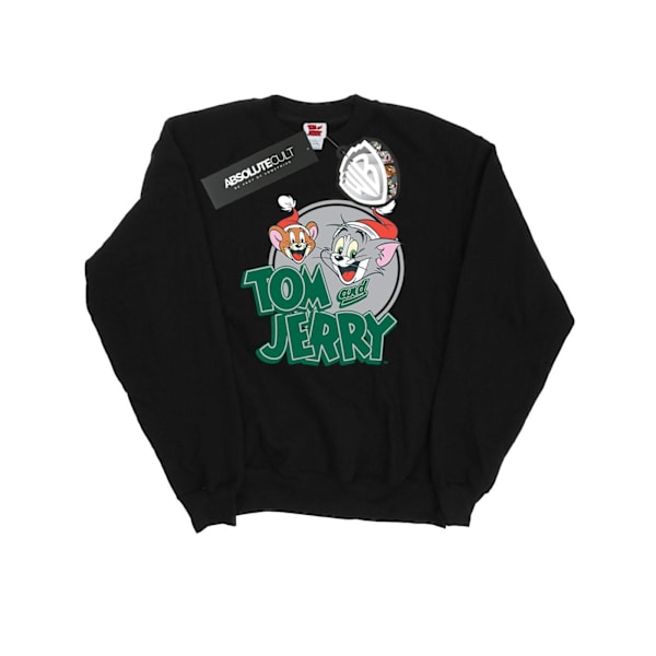 Tom And Jerry Herr Julhälsningar Sweatshirt L Svart Black L