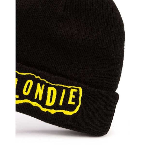 Blondie Logo Beanie One Size Svart Black One Size