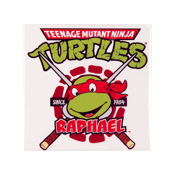 Teenage Mutant Ninja Turtles Raphael Kylskåpsmagnet En Storlek Whi White/Green/Red One Size