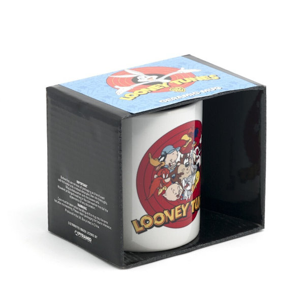 Looney Tunes Logomugg En Storlek Vit/Röd/Gul White/Red/Yellow One Size