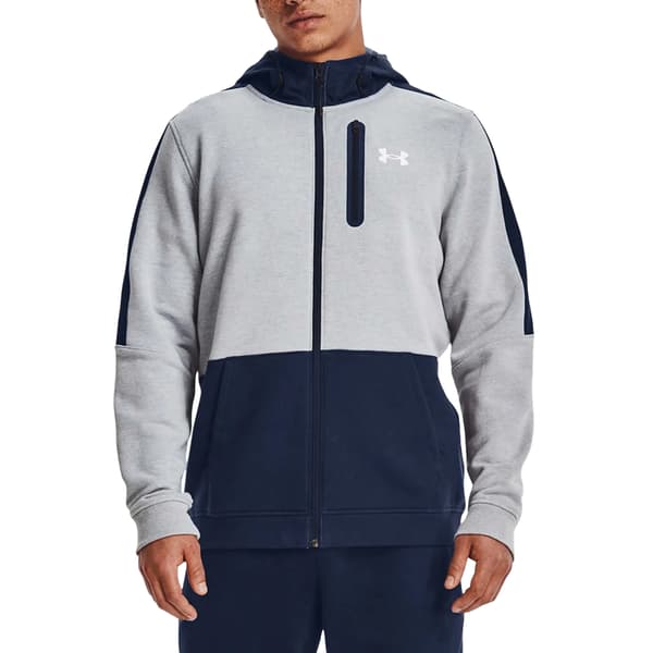 Under Armour Herr Threadborne Full Zip Hoodie S Grå Grey S