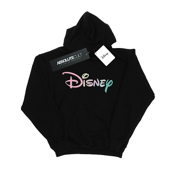 Disney Dam/Kvinnor Pastell Logotyp Hoodie L Svart Black L