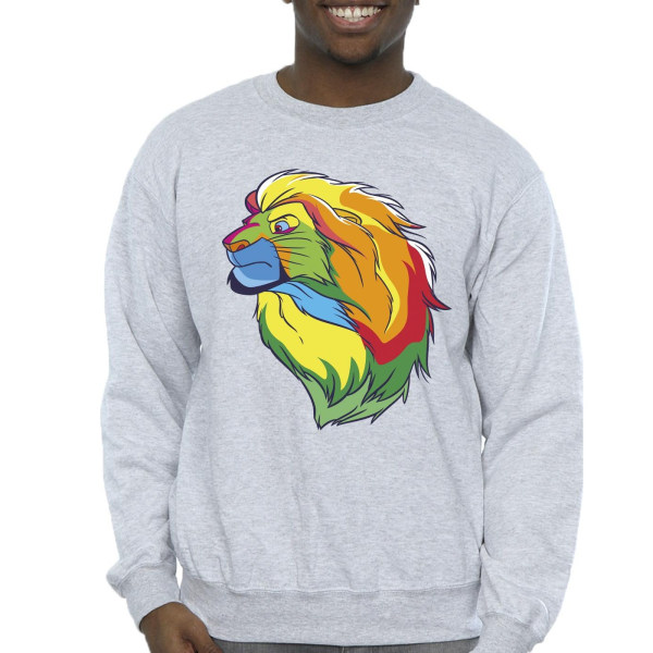 Disney Mens The Lion King Colors Sweatshirt L Sports Grey Sports Grey L