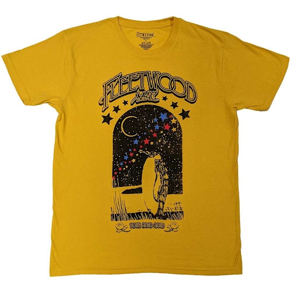 Fleetwood Mac Unisex Vuxen Tour 2018 - 2019 Penguin T-Shirt M Y Yellow/Black M