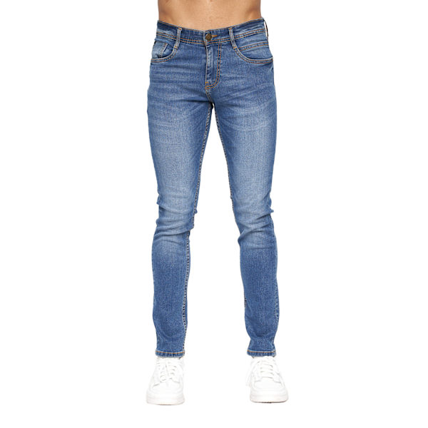 Duck And Cover Mens Maylead Slim Jeans 38L Stone Wash Stone Wash 38L