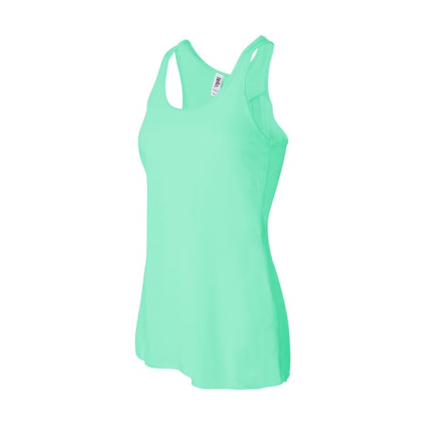 Bella + Canvas Linne för damer/kvinnor Flowy Racerback L Mint Mint L