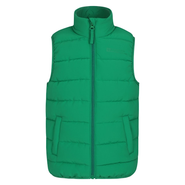 Mountain Warehouse Barn/Barn Rocko Plain Padded Gilet 13 Y Green 13 Years