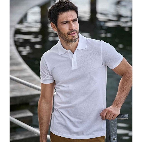 Tee Jays Power Pique ekologisk pikétröja 4XL vit White 4XL