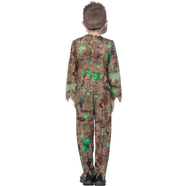 Smiffys Pojkar Deluxe Bug Zombie Kostymset 10-12 År Brun/Gr Brown/Green 10-12 Years