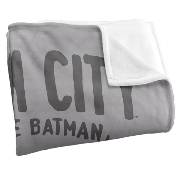 Batman Gotham Filt En Storlek Flerfärgad Multicoloured One Size