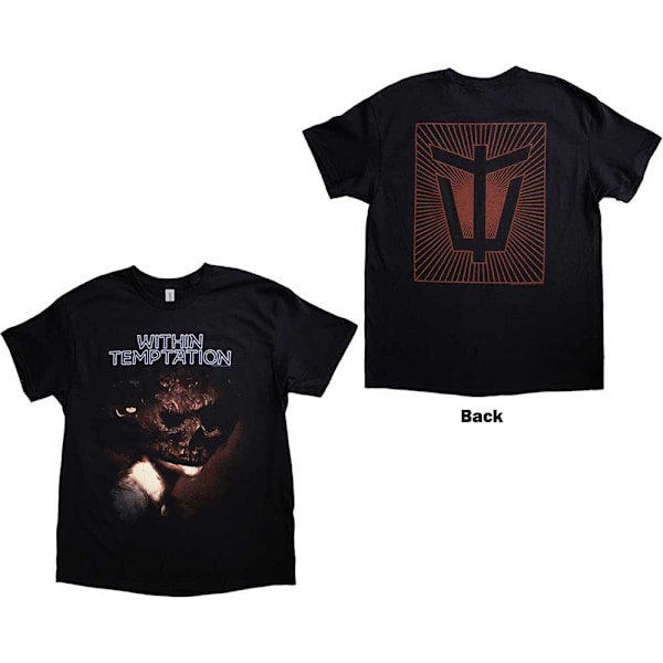 Within Temptation Unisex Vuxen Bleed Out Singel Baktryck T-Sh Black XL