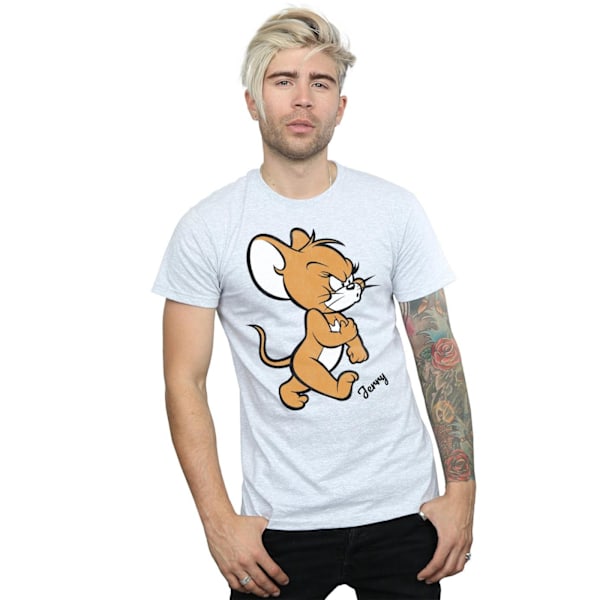 Tom och Jerry Herr Angry Mouse T-shirt XXL Sports Grey Sports Grey XXL