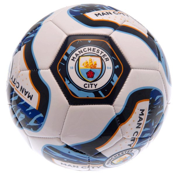 Manchester City FC Tracer Football 5 Himmelsblå/Marinblå/Vit Sky Blue/Navy/White 5