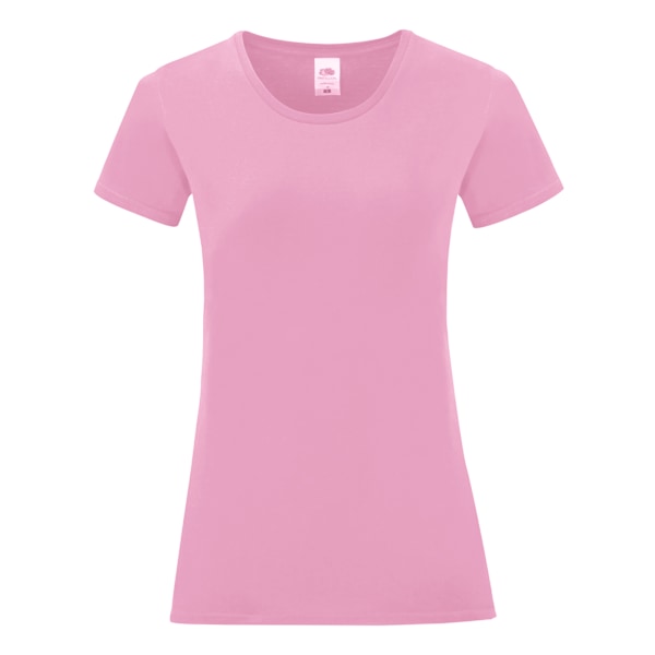 Fruit Of The Loom Dam/Damer Iconic T-Shirt XXL Powder Rose Powder Rose XXL