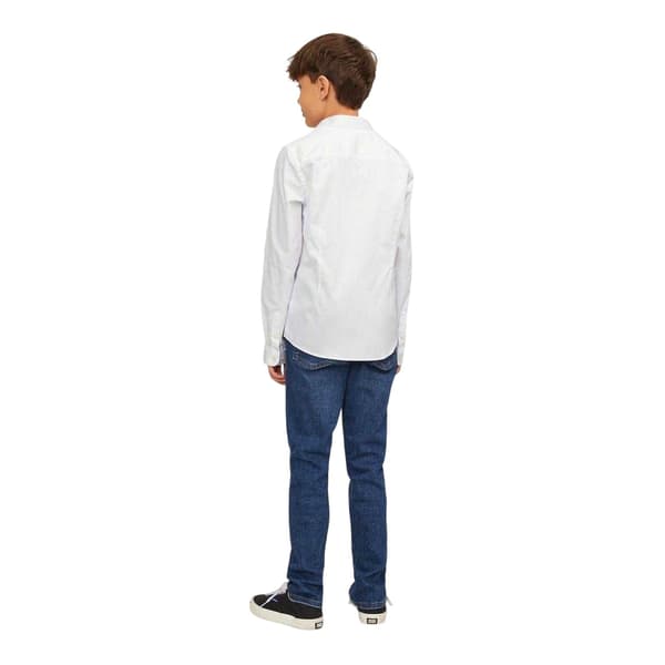 Jack And Jones Pojkar Parma Långärmad Skjorta 8 År Vit White 8 Years