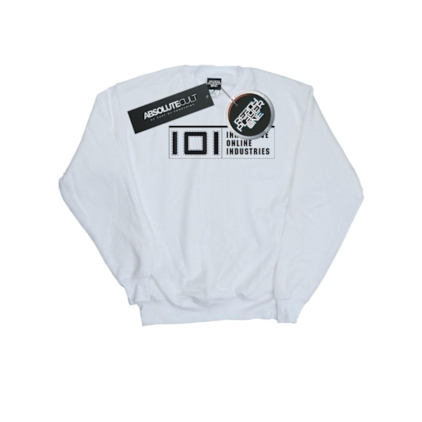 Ready Player One Mens IOI Logo Sweatshirt 4XL Vit White 4XL