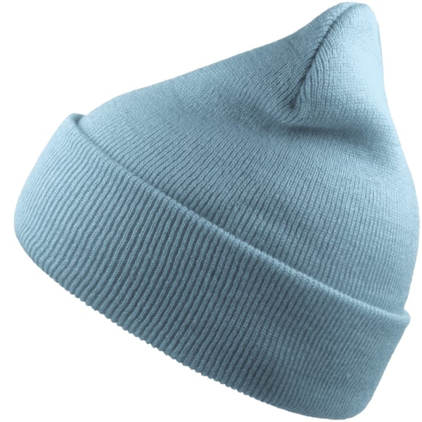 Atlantis Unisex Adult Wind Recycled Cuffed Beanie One Size Ligh Light Blue One Size