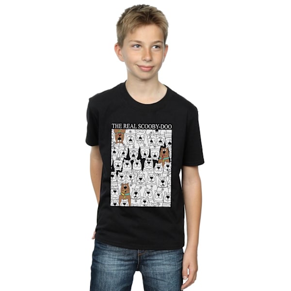 Scooby Doo Boys The Real Scooby Doo T-shirt 7-8 år Svart Black 7-8 Years