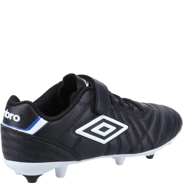 Umbro Speciali Liga fotbollsskor i fast läder för barn Black/White 1 UK
