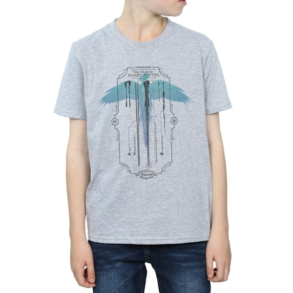 Harry Potter Boys Garrick Ollivander The Wand T-Shirt 12-13 År Sports Grey 12-13 Years