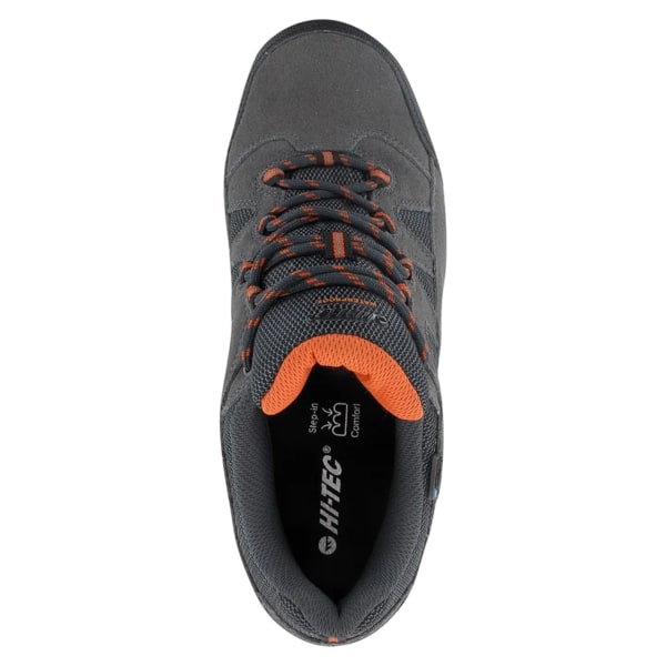 Hi-Tec Mens Bandera II Low Suede Shoes 9 UK Charcoal/Graphite Charcoal/Graphite 9 UK