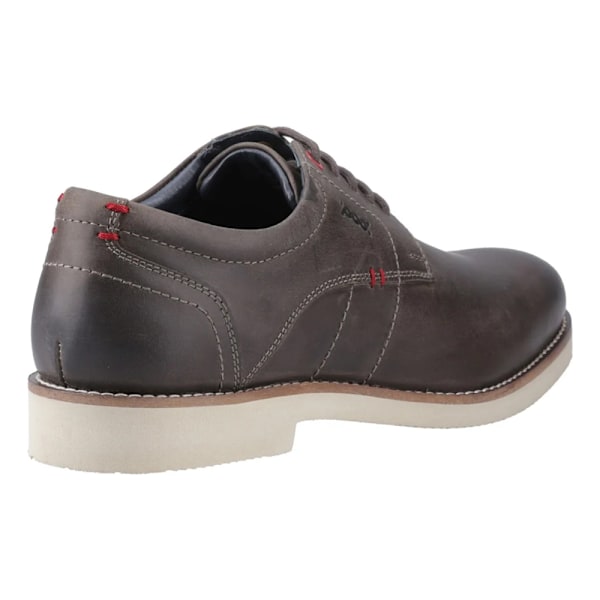 POD Herr Hampton Oxfords i italienskt läder 9 UK Grå Grey 9 UK