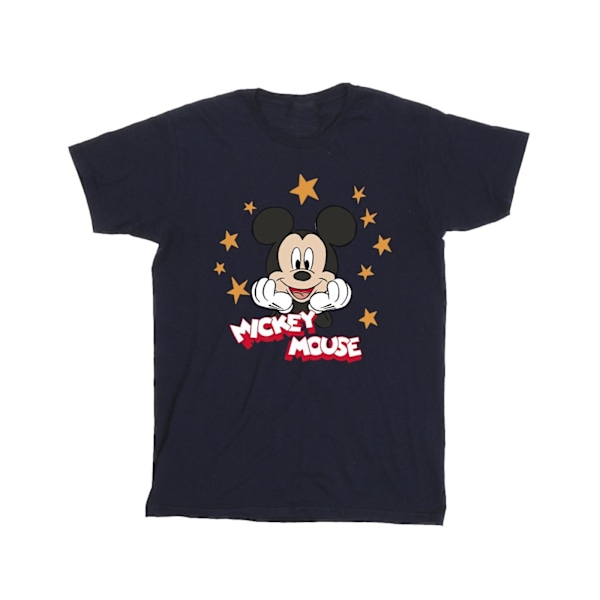 Disney Boys Mickey Mouse Stars T-shirt 9-11 år Marinblå Navy Blue 9-11 Years