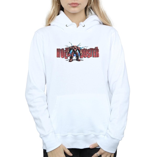 Marvel Womens/Ladies Avengers Infinity War Hulkbuster 2.0 Hoodi White L